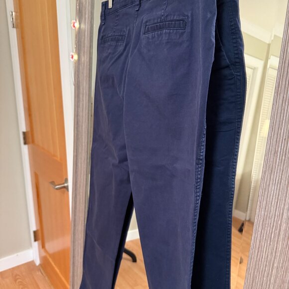 GAP Vintage Girlfriend Khaki Pants – Navy Blue – Size 8 - Picture 3 of 5